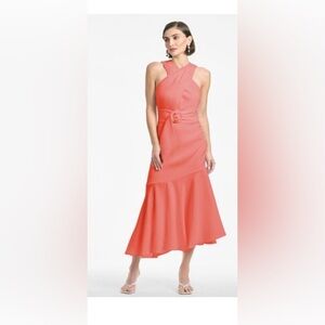 Sachin & Babi Naomi Coral Sleeveless Dress. Size 2. NWT